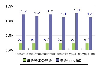 復旦復華[600624]每股資本公積金