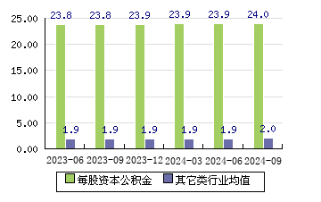 中科蓝讯[688332]每股资本公积金