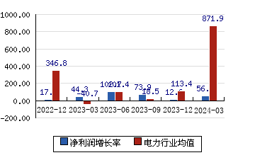 深圳能源[000027]净利润增长率