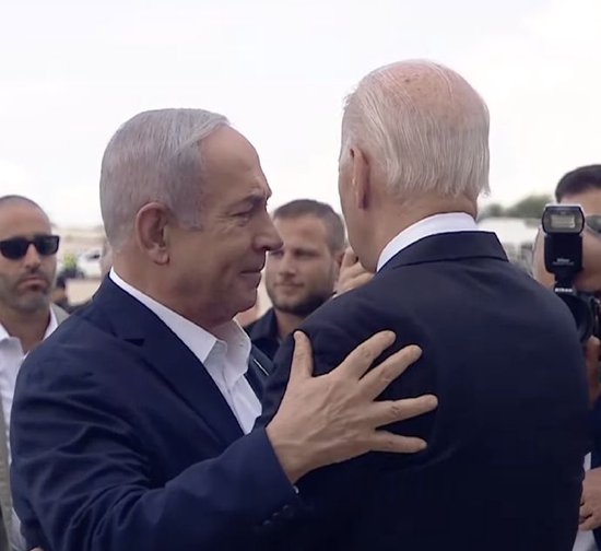 美国总统拜登抵达以色列首都