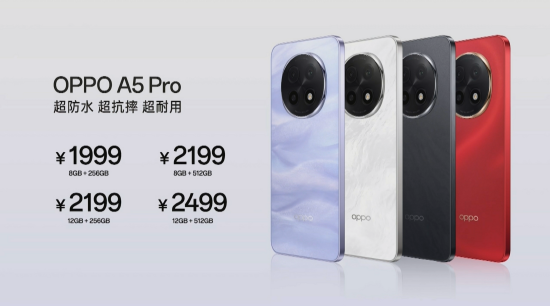 OPPO A5 Pro发布：首发耐用科技3.0，售价1999元起 (http://www.paipi.cn/) 财经 第1张