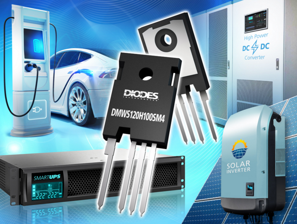 Diodes 公司推出功率密度更高的工业级碳化硅 MOSFET