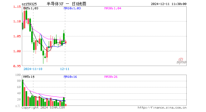 半导体精选ETF（159325）涨0.19%，半日成交额621.37万元