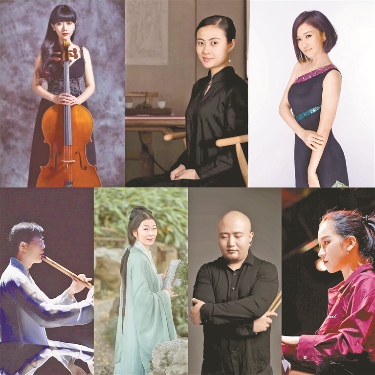 5月14日“音乐下午茶”，5月15日“美丽星期天”部分参演者。 深圳音乐厅供图