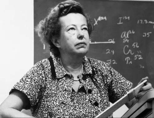 图丨1963 年诺贝尔物理学奖得主玛丽亚·格佩特·梅耶（Maria Goeppert-Mayer ）