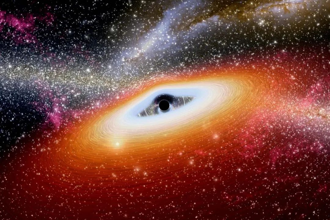 黑洞吸积盘示意图。图片来源：中国科学技术大学