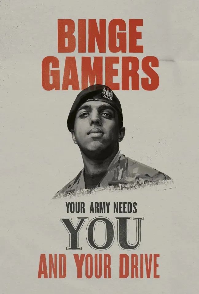 “游戏成瘾者：你的军队需要你和你的驱动力”