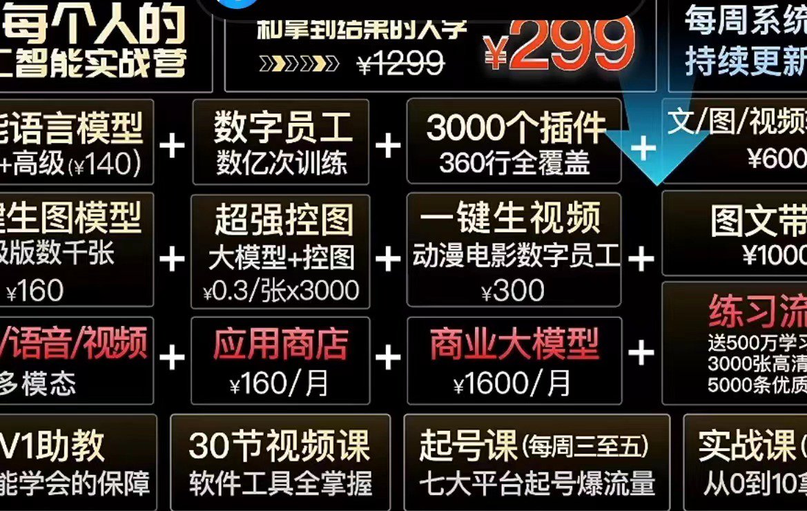 张诗童展示的299元“全包”