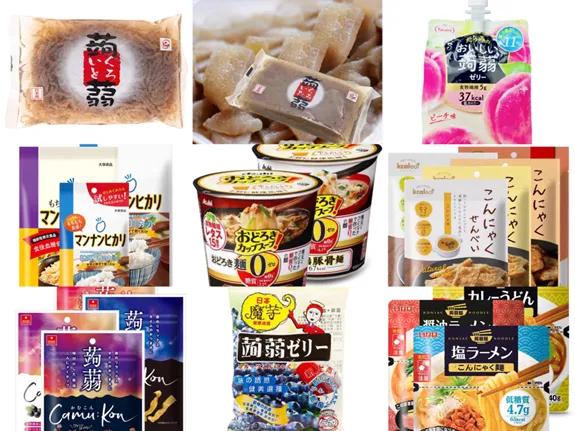 图 | 日本的各类魔芋食品