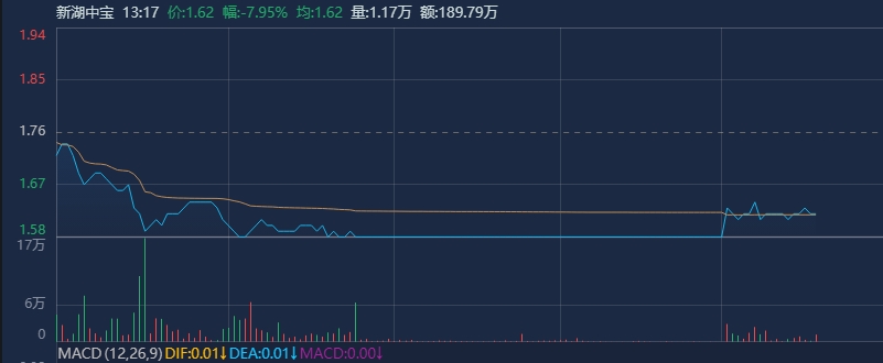 遭遇信托兑付危机？股价一度跌停！新湖中宝紧急回应：与我无关