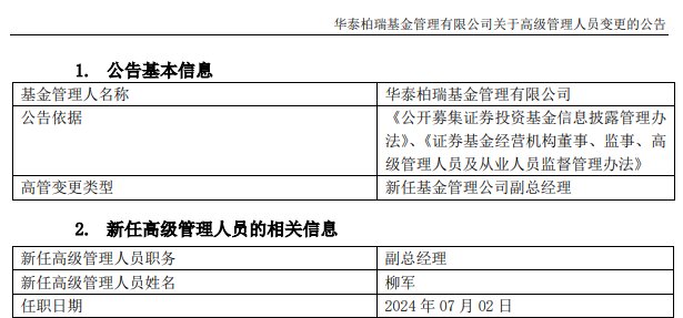 图片来源：华泰柏瑞基金官网截图