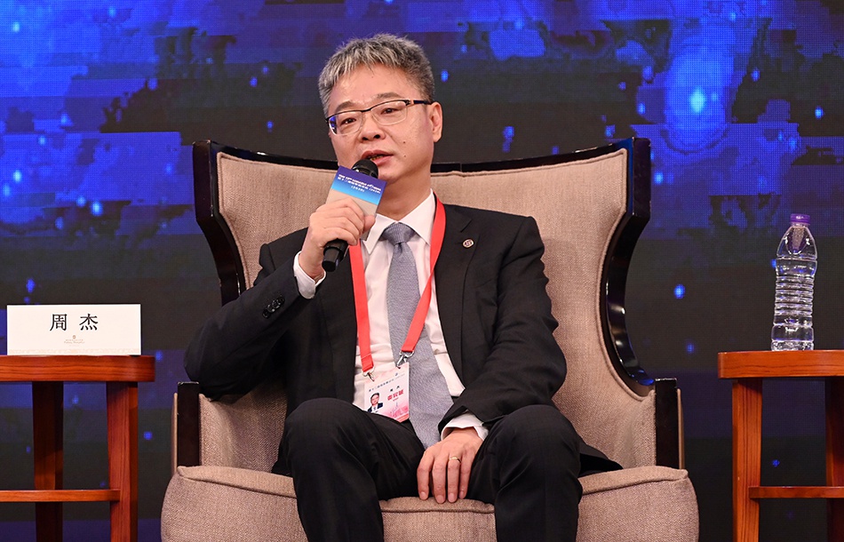 海通证券董事长周杰 澎湃新闻记者 朱伟辉 摄