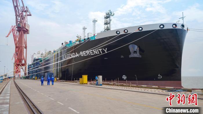 全球最大浅水航道LNG船开启气体试航 沪东中华推进复工复产