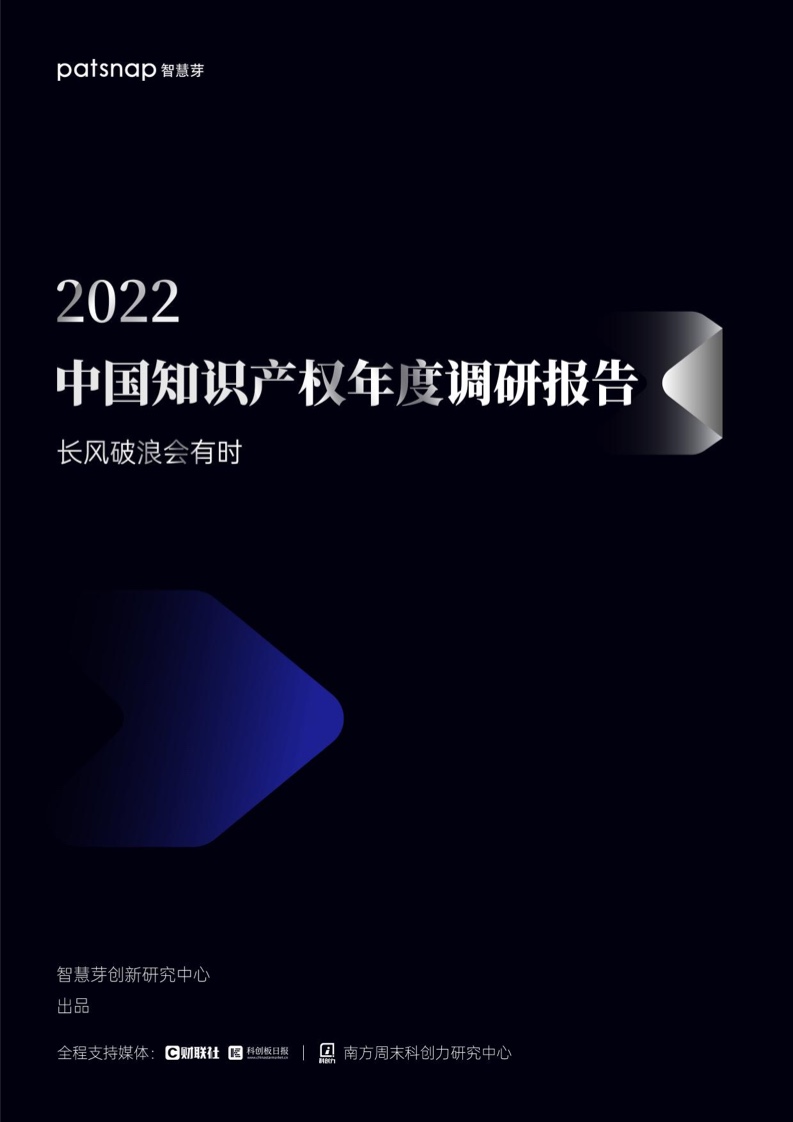 智慧芽：2022中国知识产权年度调研报告