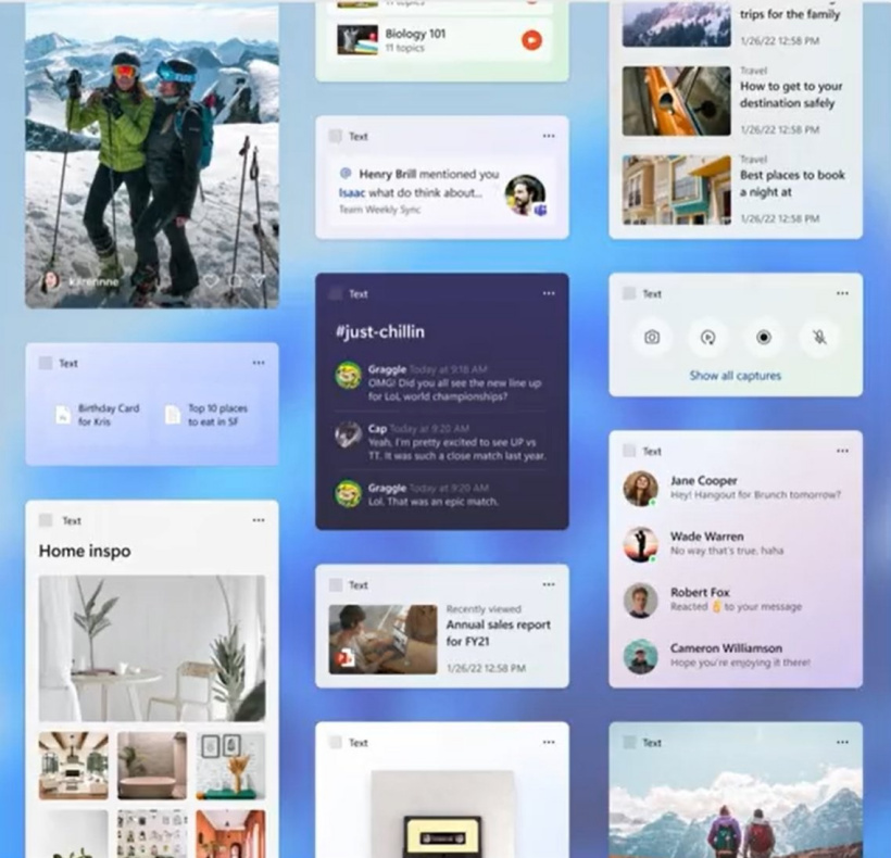 微软展示Win11第三方小组件，今年晚些时候到来