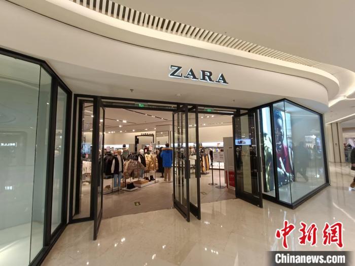 北京某商場內的Zara。 左雨晴 攝