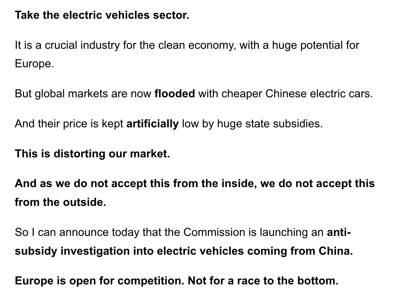 便宜也有错？欧盟将对中国电动汽车启动反补贴调查