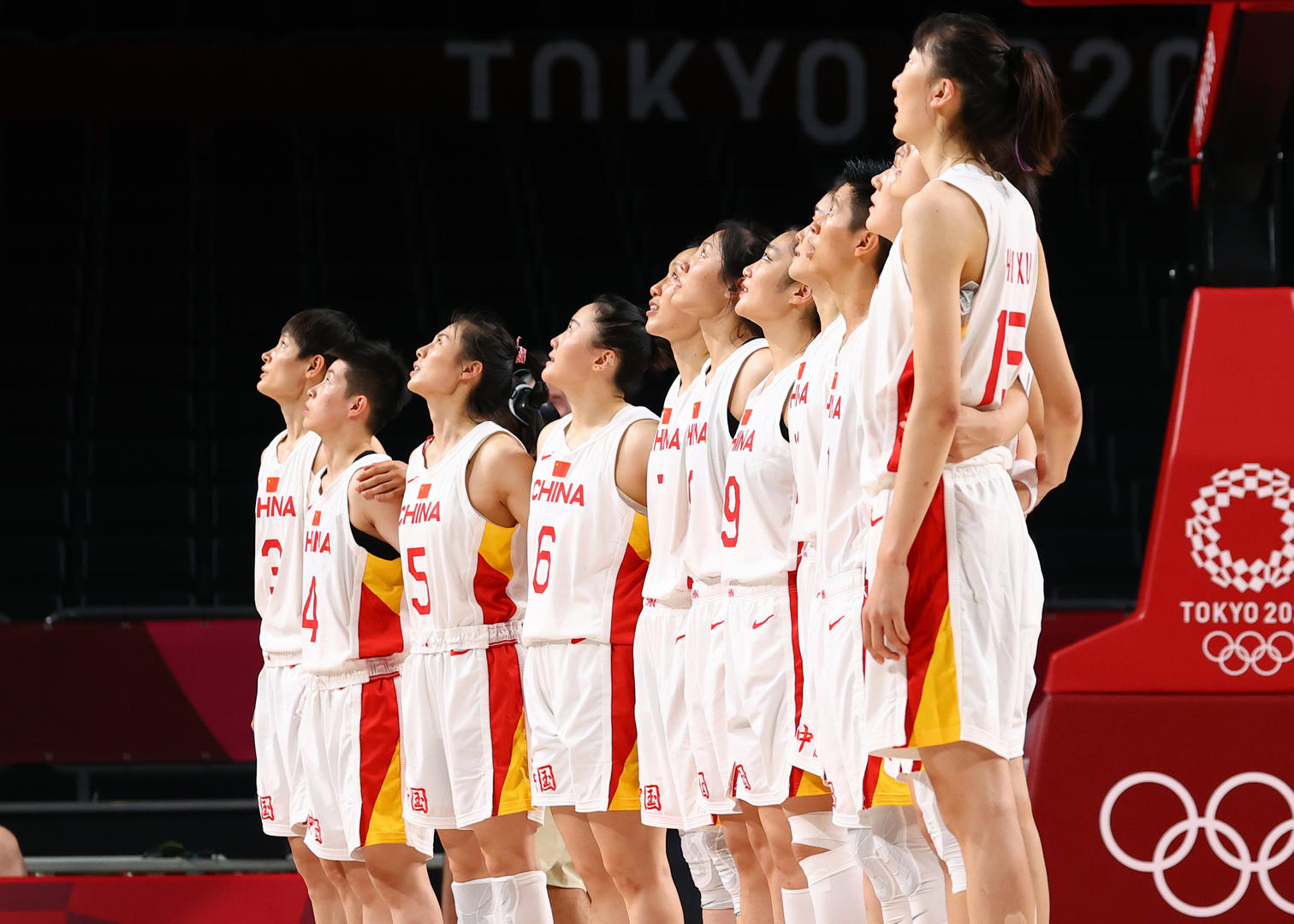 出战东京奥运会的中国女篮（资料图） 图据视觉中国