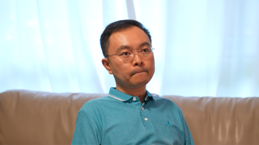 蔡磊接受《中国科学报》采访。摄影：朱献东