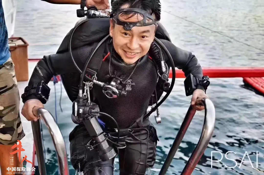 失联在冲击世界纪录前的潜水员韩颋