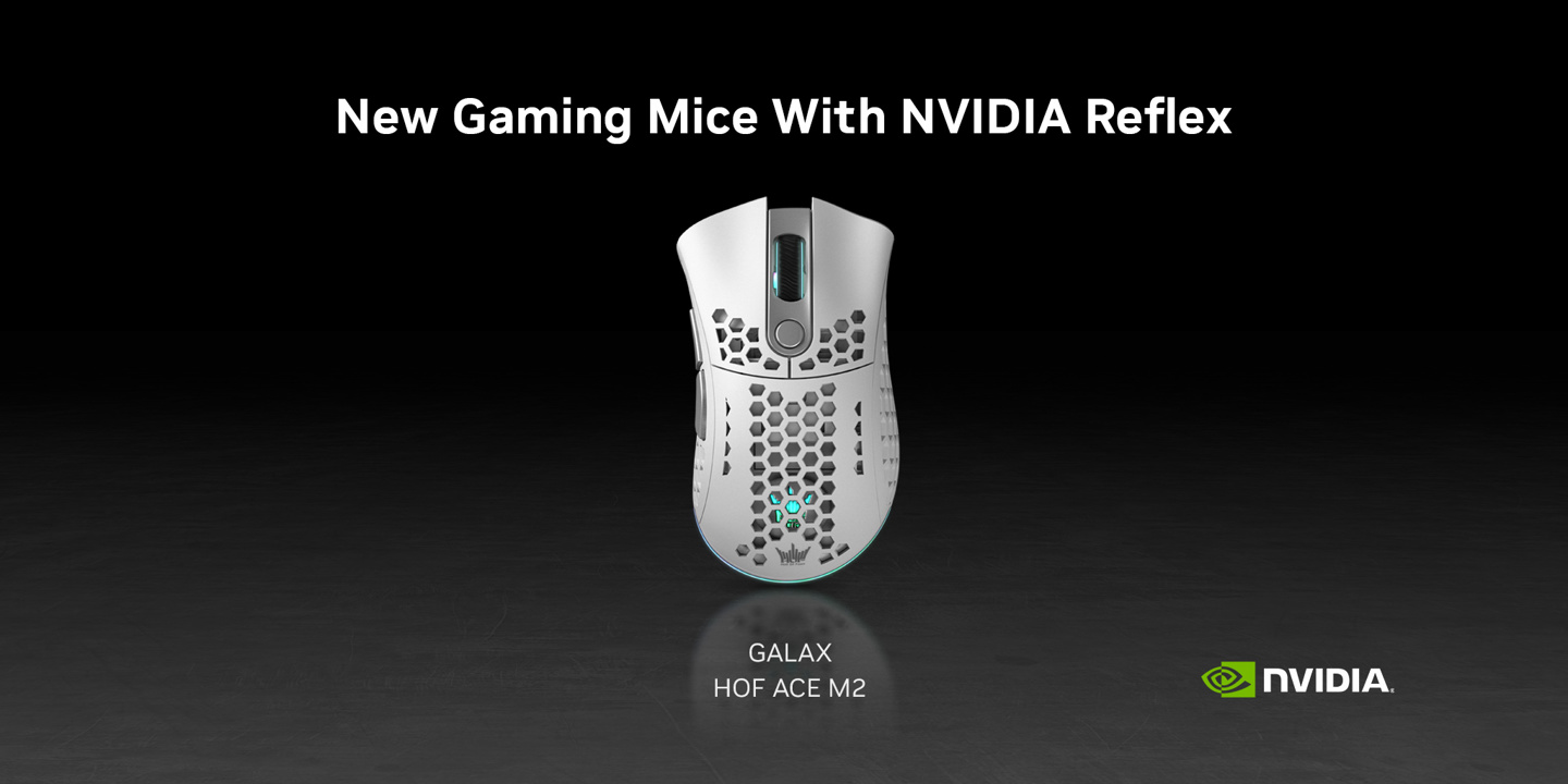 影驰新款 HOF ACE M2 鼠标支持 NVIDIA Reflex 分析器，DPI 高达 38000