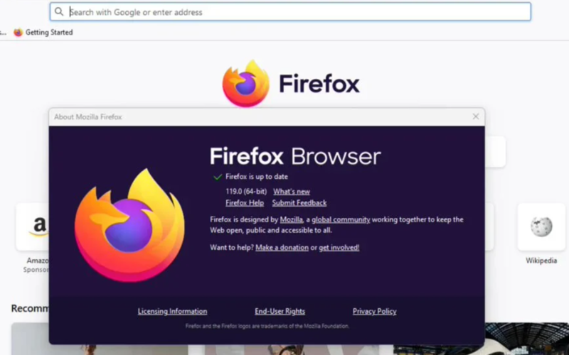 火狐浏览器 Firefox 119 稳定版发布