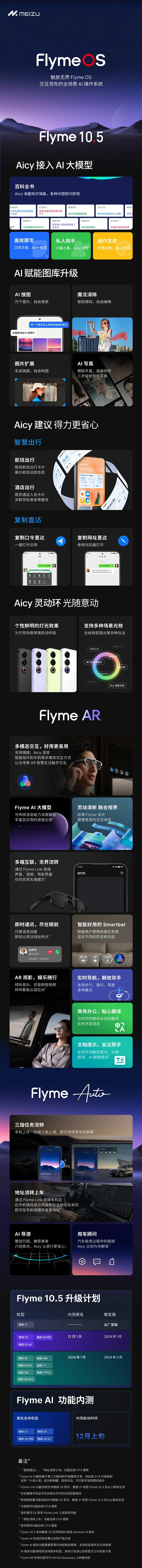 对标鸿蒙 澎湃！一图看懂魅族无界Flyme OS：手机可48个月持久流畅