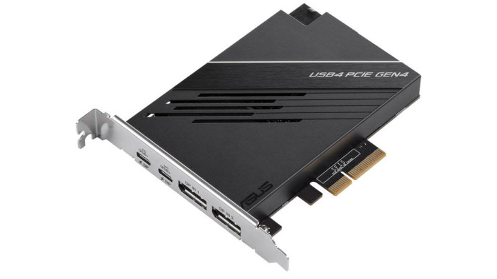 华硕推出PCIe USB4扩展卡 支持两个全功能USB4接口扩展