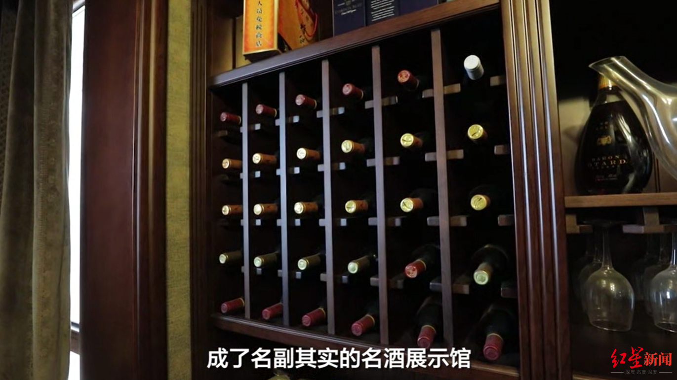  ▲汤祚国的“家庭酒窖”（图片来源：湖南省纪委监委）