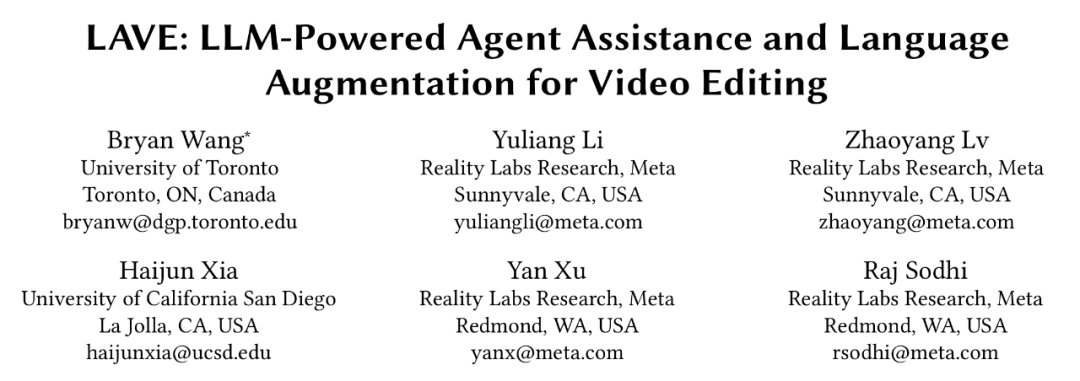 在Sora引爆视频生成时，Meta开始用Agent自动剪视频了，华人作者主导