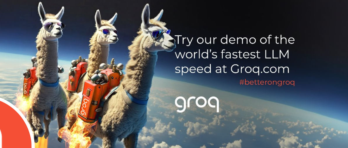 ▲Groq官网鼓励用户体验“全球最快的大模型输出速度”