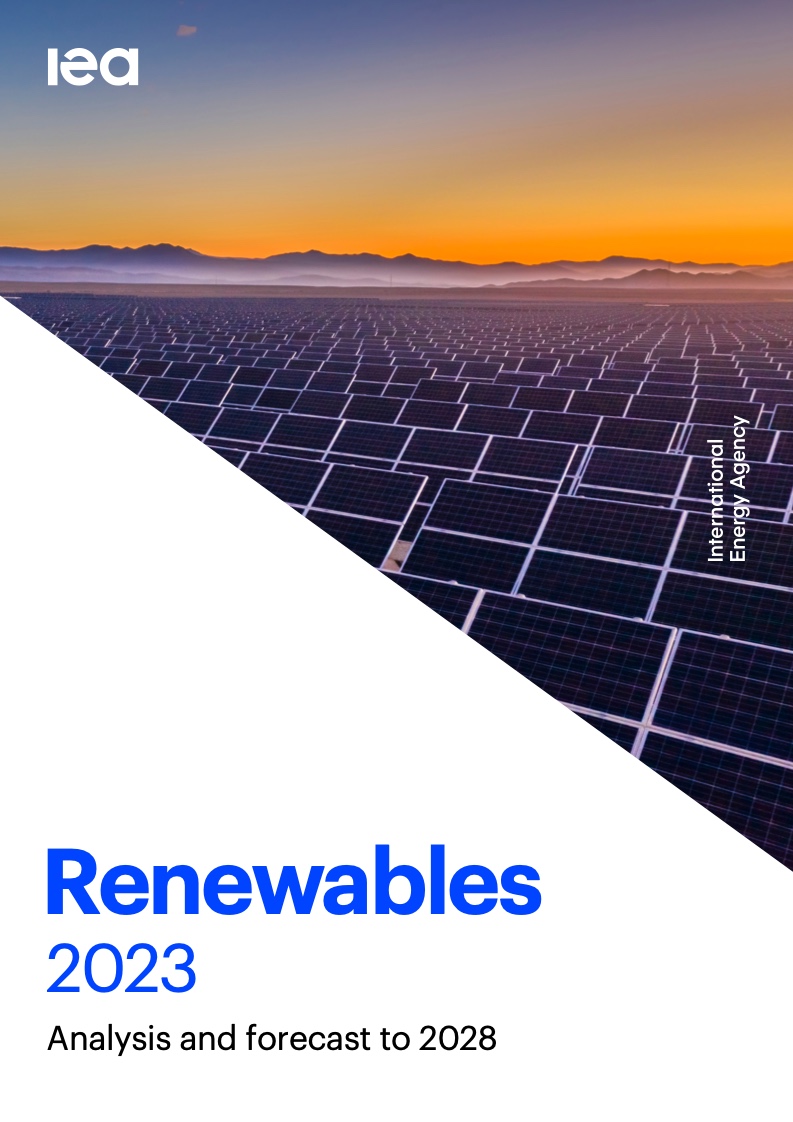 IEA：2023年可再生能源报告