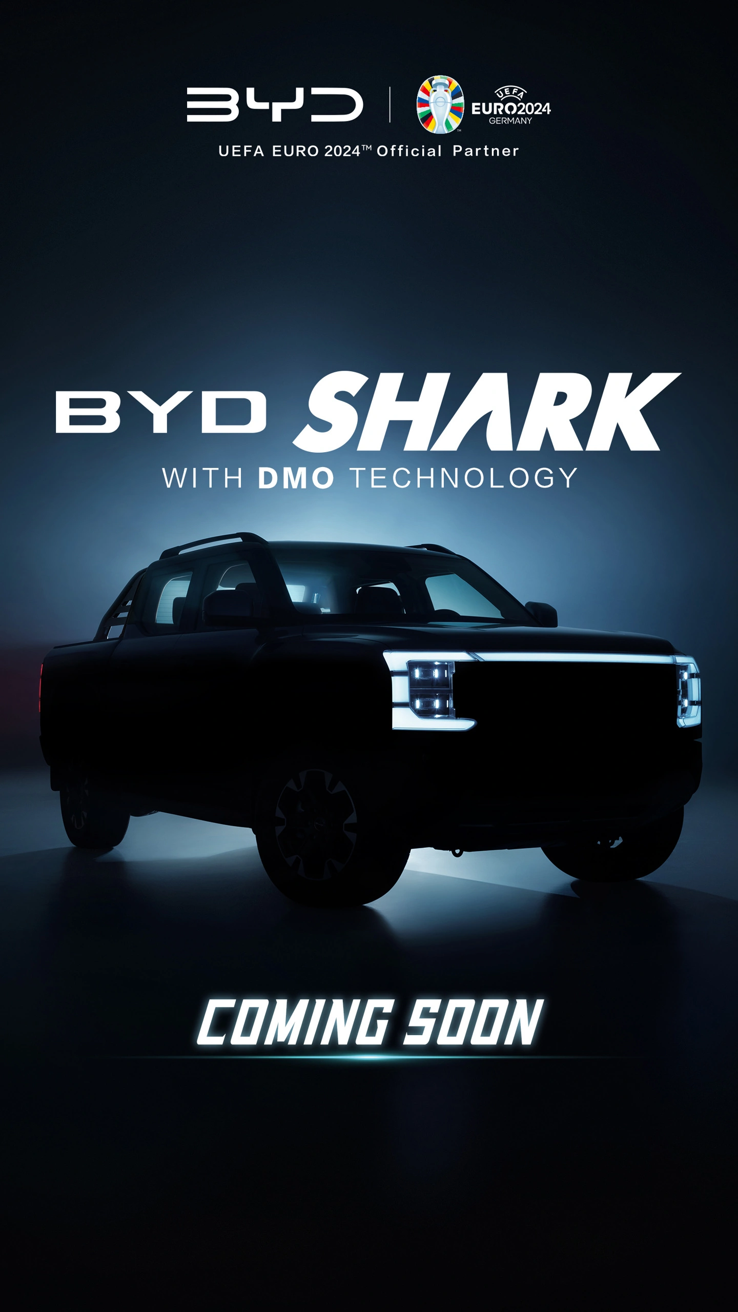 比亚迪首款新能源皮卡正式命名为 BYD SHARK
