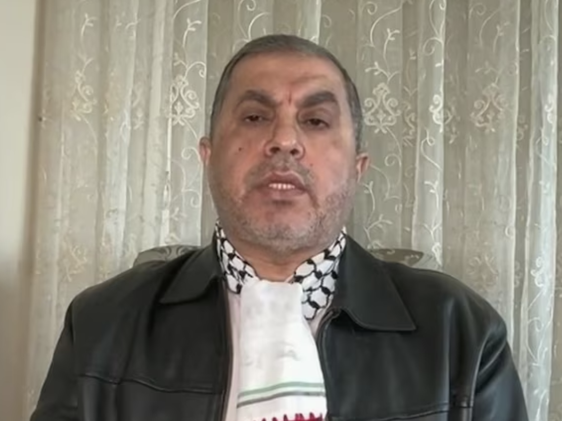 ▲哈马斯政治局高级官员纳伊姆也表示，如果能建立独立的巴勒斯坦国，那哈马斯可以解散。（资料图）
