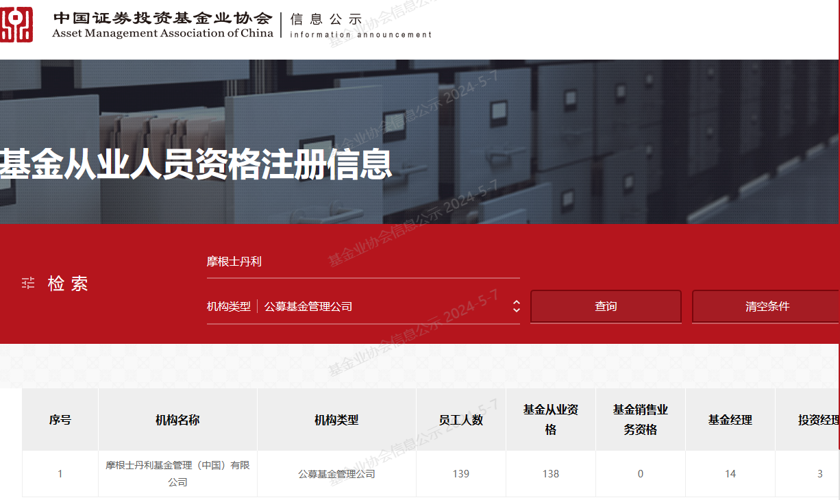 摩根士丹利基金北京分公司被传多人离职，回应：公司正常办公