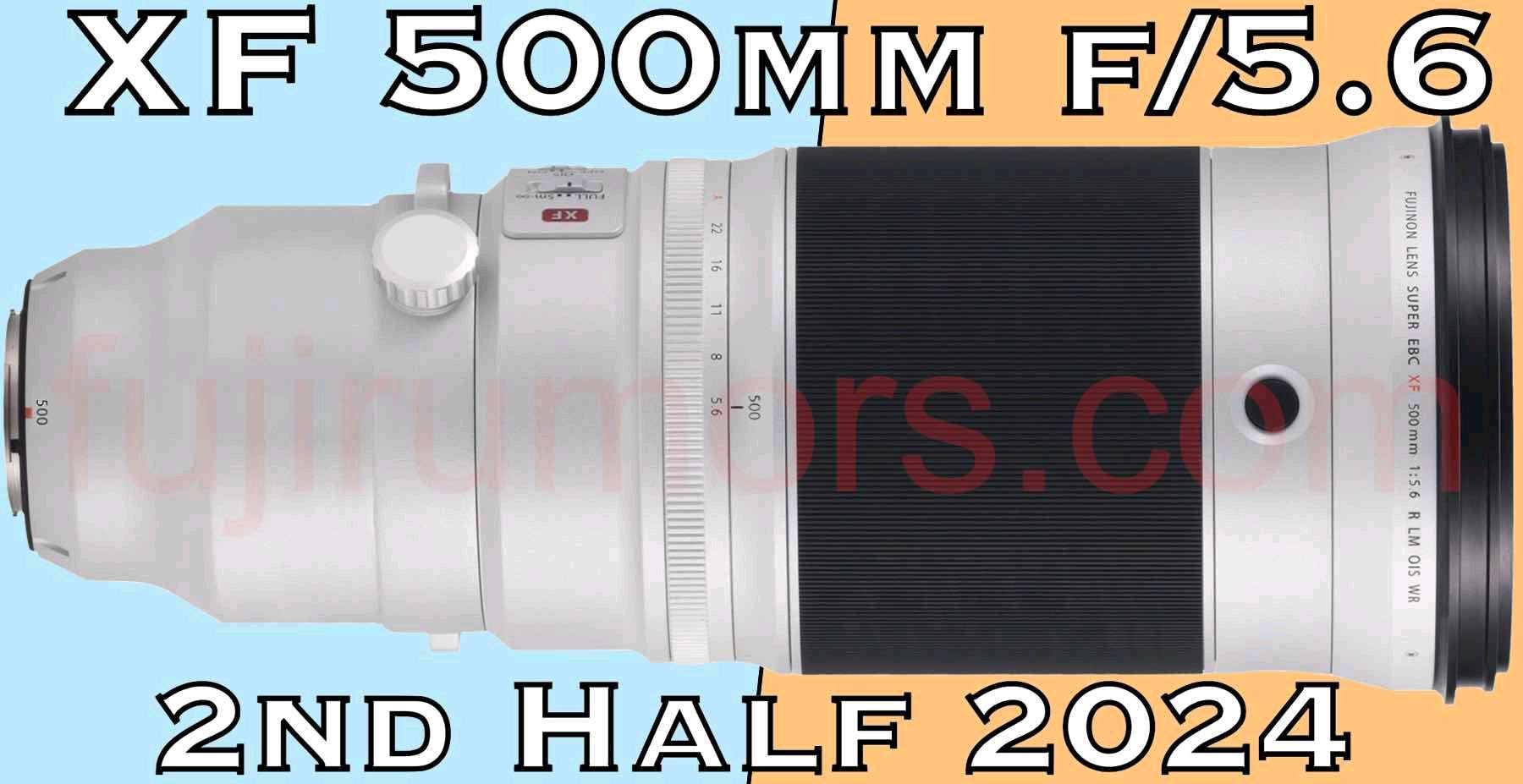 消息称富士 XF 500mm F5.6 镜头新品今年下半年发布