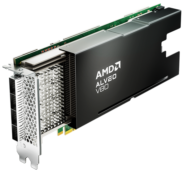 借助全新 AMD Alveo V80 计算加速卡释放计算能力
