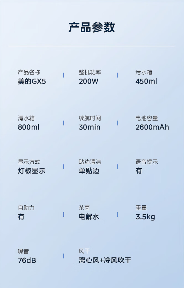 京东美的 无线洗地机 GX5吸洗扫拖一体机以旧换新 859 元领 20 元券