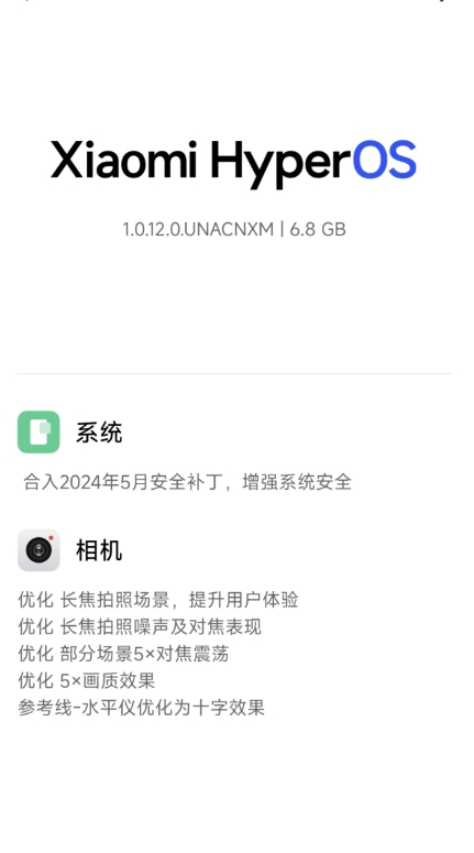 小米 14 Ultra – HyperOS 1.0.12.0.UNACNXM