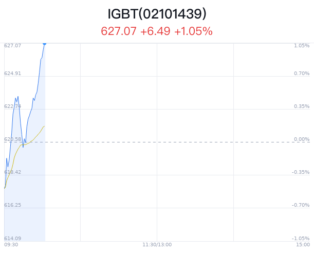 IGBT概念盘中拉升，新洁能涨6.65%