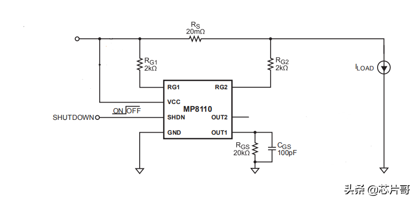 MP8110芯片应用电路图