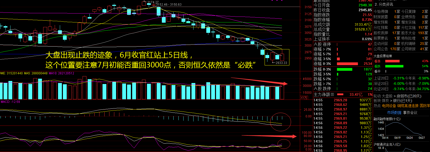 科技股行情仍未结束！指数冲高回落，6月份红盘收官