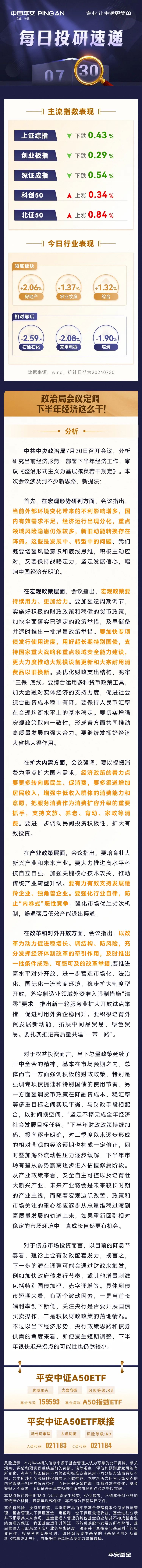 【每日速递】政治局会议定调，下半年经济这么干！