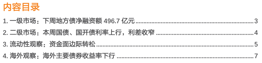 消息面扰动频繁，收益率上行、曲线走平——每周债市观察（2024-08-17）