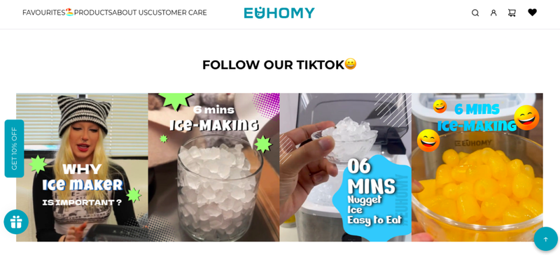 Euhomy灏米官网TikTok短视频