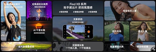 OPPO Find X8 系列影像特性