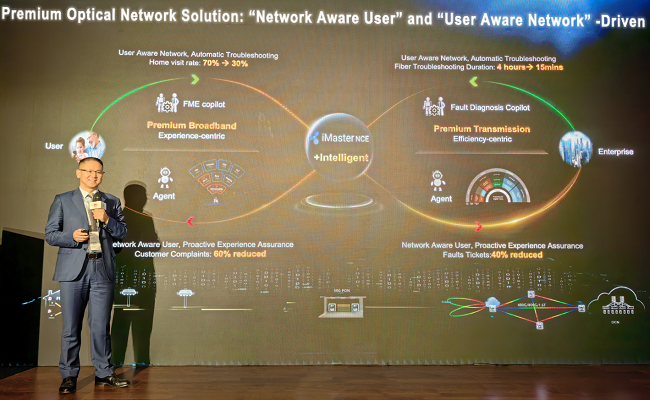 图 华为NCE光网络领域总裁 岳伟