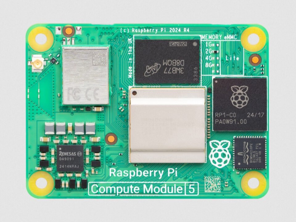 树莓派推出 Raspberry Pi CM5 计算模块和配套 IO 板