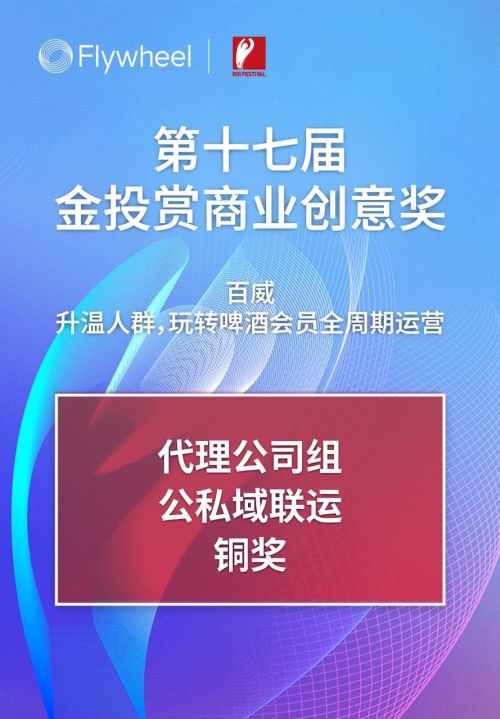 Flywheel携手百威荣获金投赏铜奖