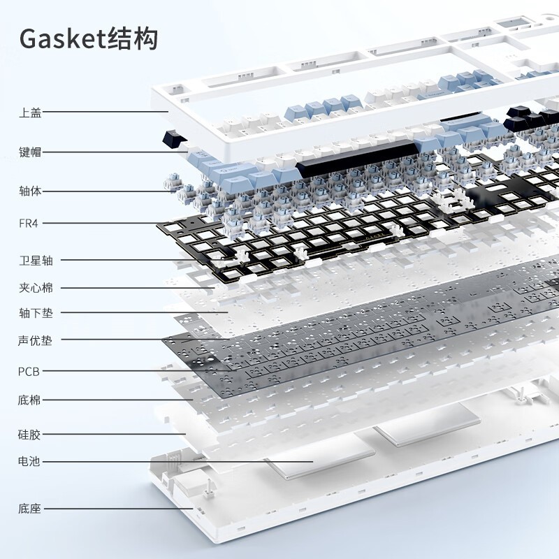 AJAZZ黑爵AK35IV3热插拔机械键盘到手价179元抢购